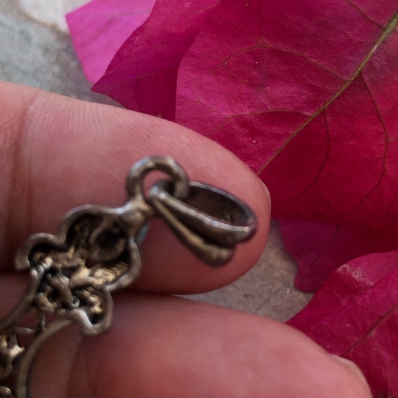 Vintage Cross Pendant Costume Jewelry - Picture 3 of 9